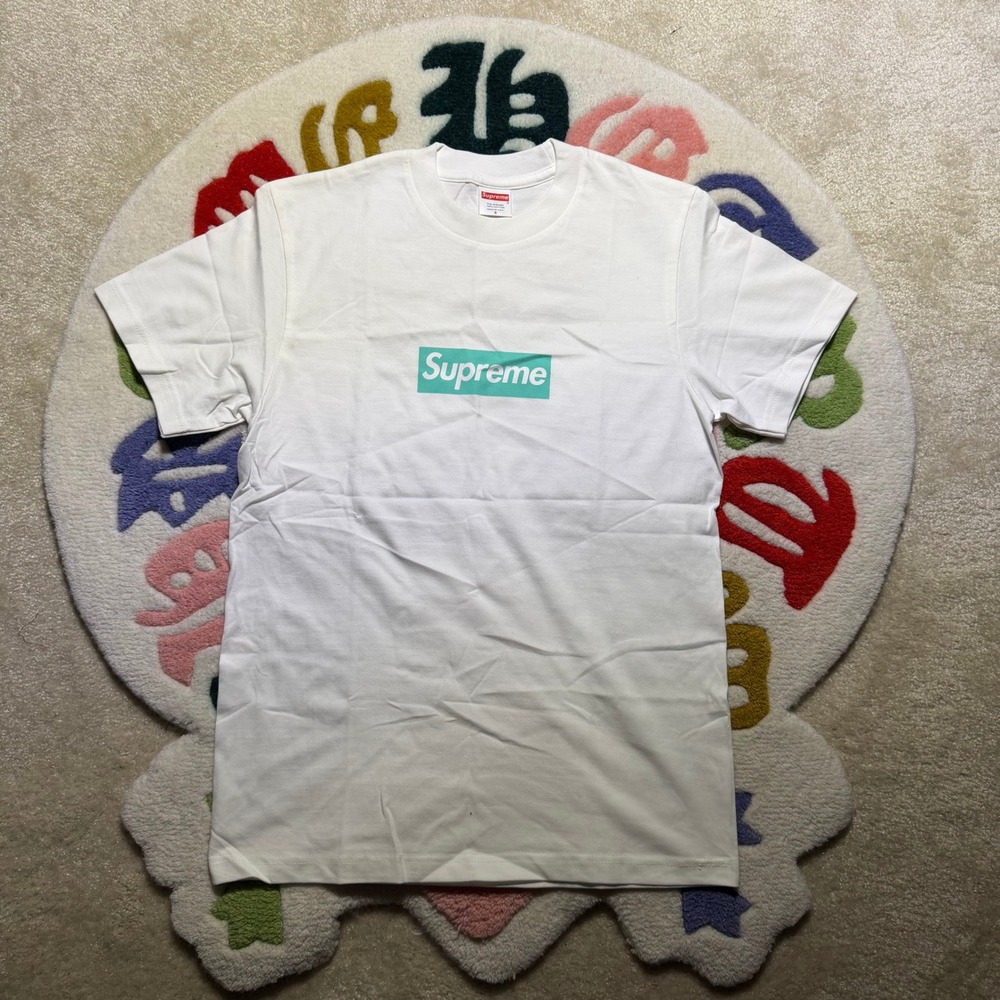 Supreme Tiffany & Co Box Logo Tee White Small FW21 T-Shirt